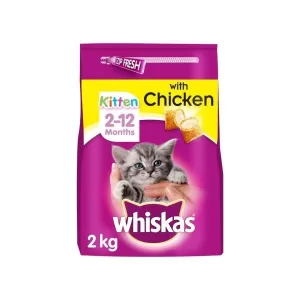 Whiskas 2-12 Month Kitten Food With Chicken 2kg