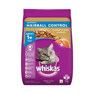 Whiskas 1+ Hairball Control Cat Food Chicken And Tuna Flavor