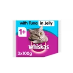 WHISKAS Cat Pouches 3 in 1 Pack – Tuna with Jelly