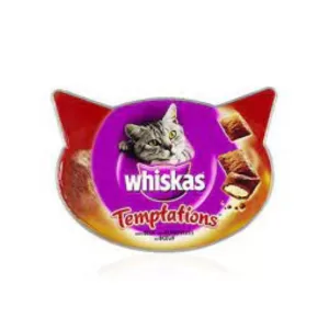 WHISKAS Temptations with Chicken and Cheese – 60g