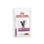 Royal Canin Wet Food for Cats / Renal with Chicken / Gravy