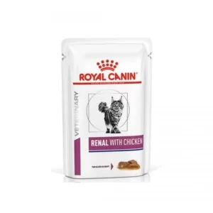 Royal Canin Wet Food for Cats / Renal with Chicken / Gravy