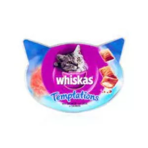 WHISKAS Temptations with Salmon – 60g