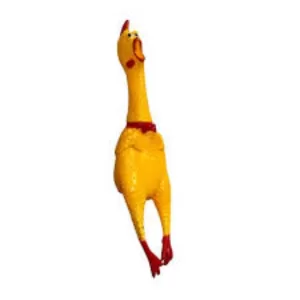 Dog Shrilling Chicken Toy / Squeeze Me Dog Toy