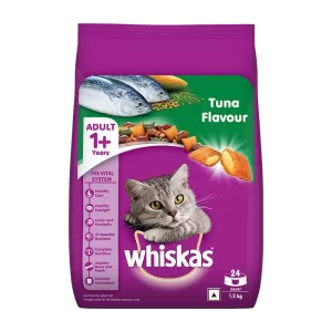Whiskas 1+ Adult Dry Cat Food Tuna Flavor