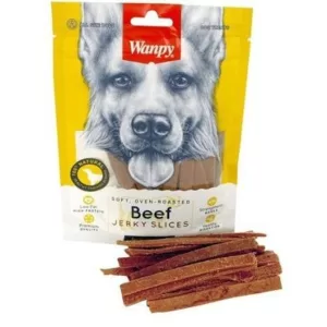 Wanpy Soft Beef Jerky Slices For Dogs