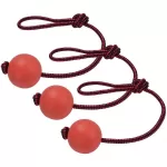 Pet Chewing | Natural Rubber Ball Toy with Rope