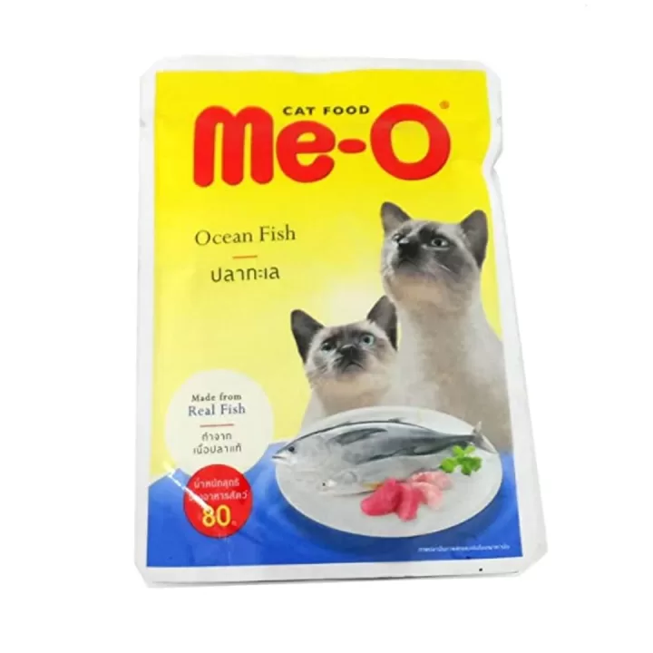 ME-O CAT FOOD ADULT OCEAN FISH JELLY 80 GM